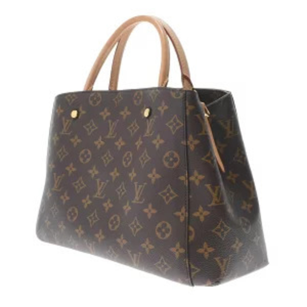 Louis Vuitton Monogram Montaigne Brown Canvas Handbag - Picture 2 of 9